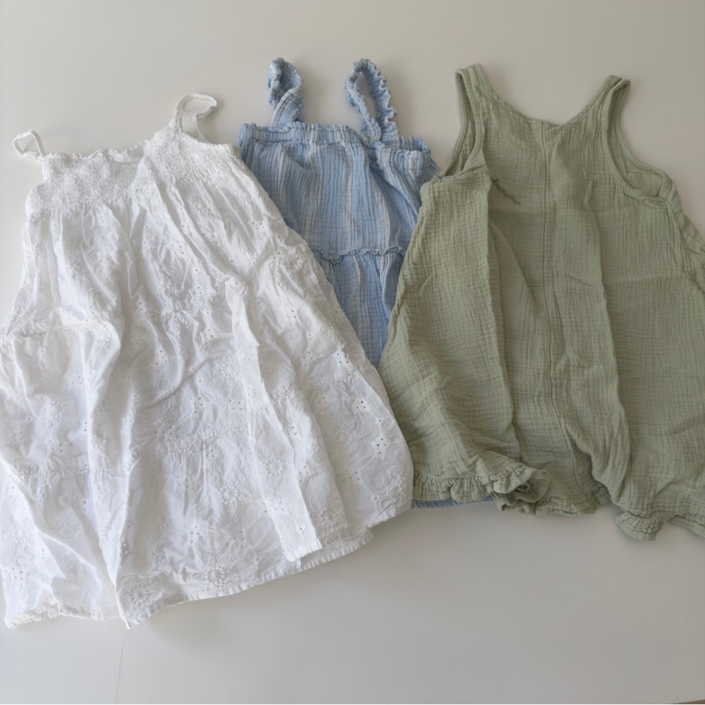Toddler Girl Bundle Spring Dresses 5T H&M + Target Cat&Jack